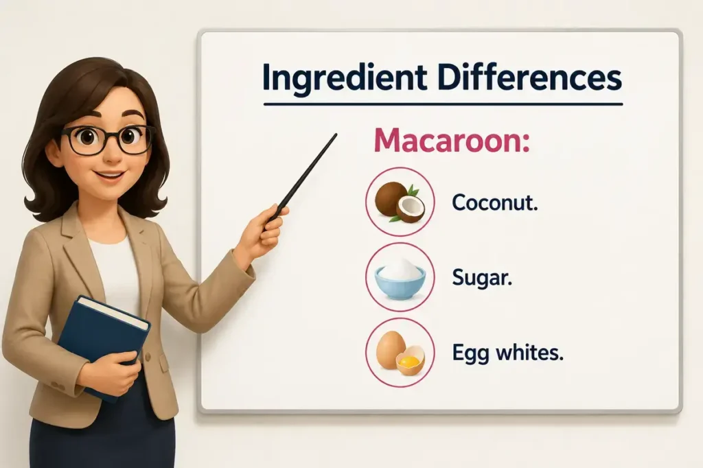 Macaroon Vs Macaron Key Differences