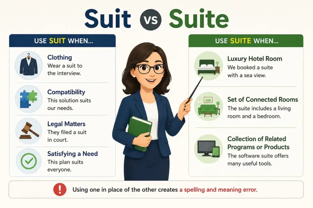 Suit Vs Suite Quick Answer