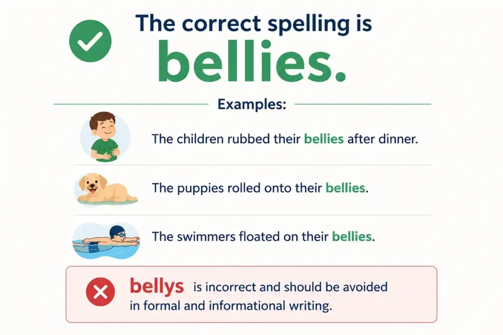 Bellies Vs Bellys Quick Answer