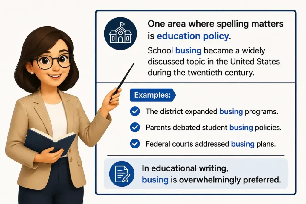 Busing Or Bussing In Education