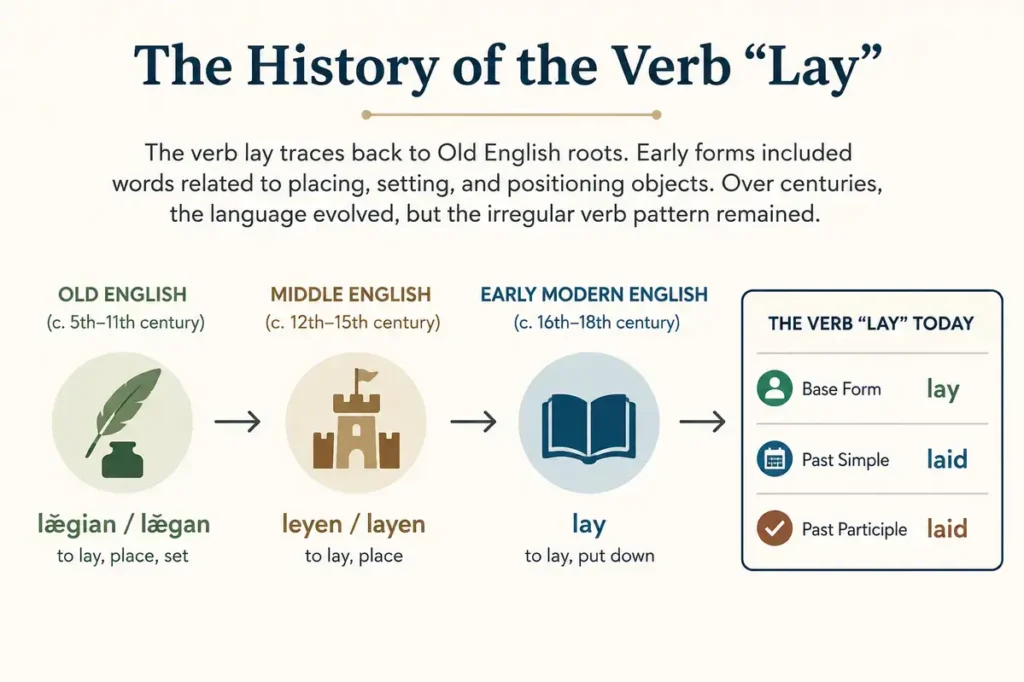 Etymology And Word Origin Of Laid Or Layed