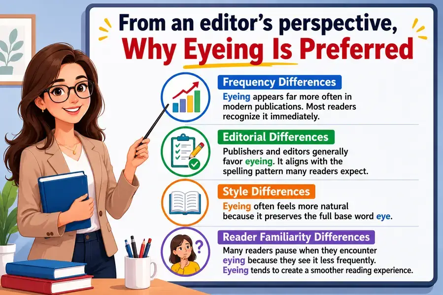 Eying Or Eyeing Key Differences