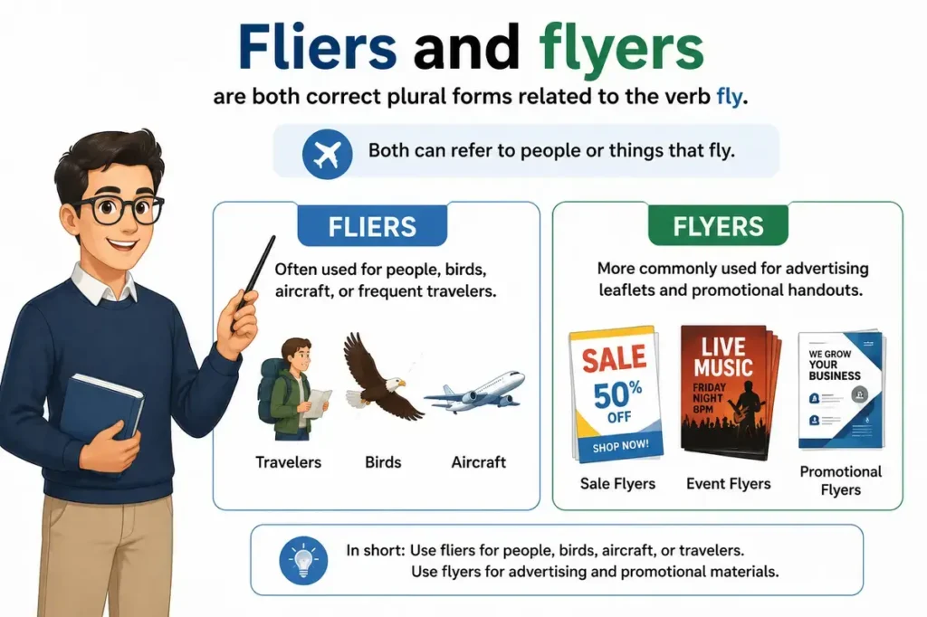Fliers Vs Flyers Quick Definition