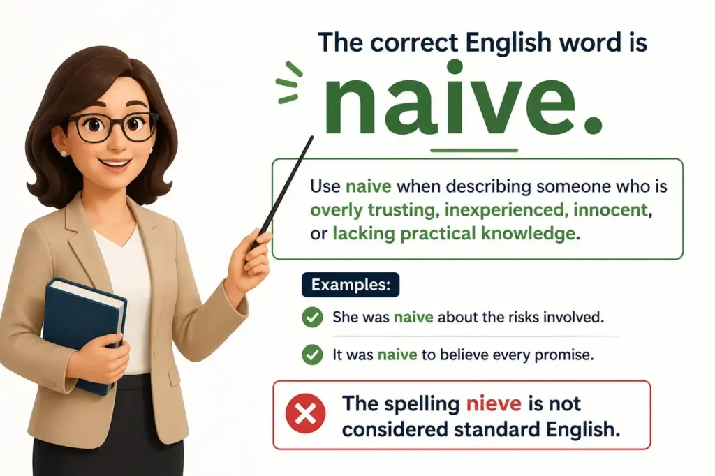 Naive Vs Nieve Quick Answer