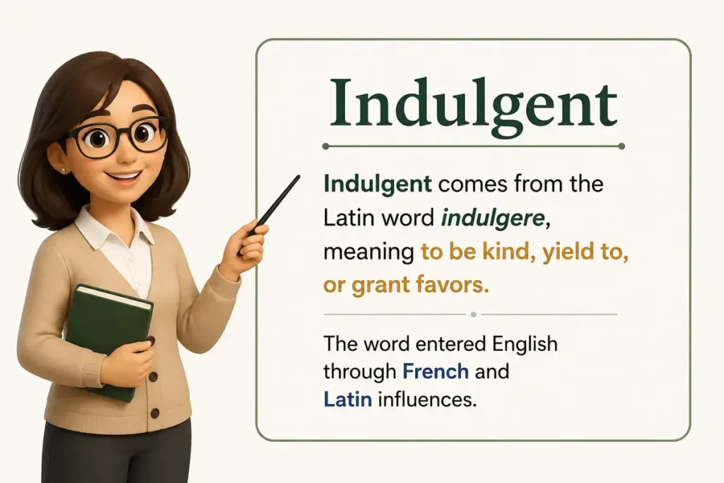 Origin Of Indulgent
