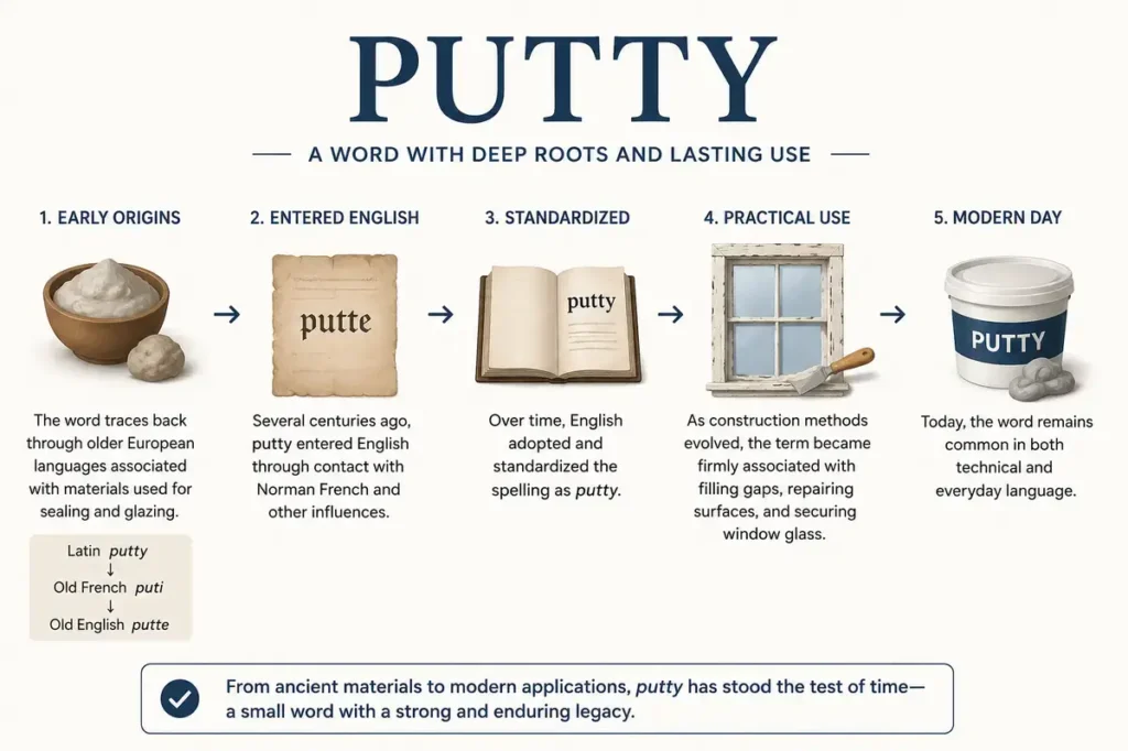 Puddy Or Putty Etymology And Word Origin