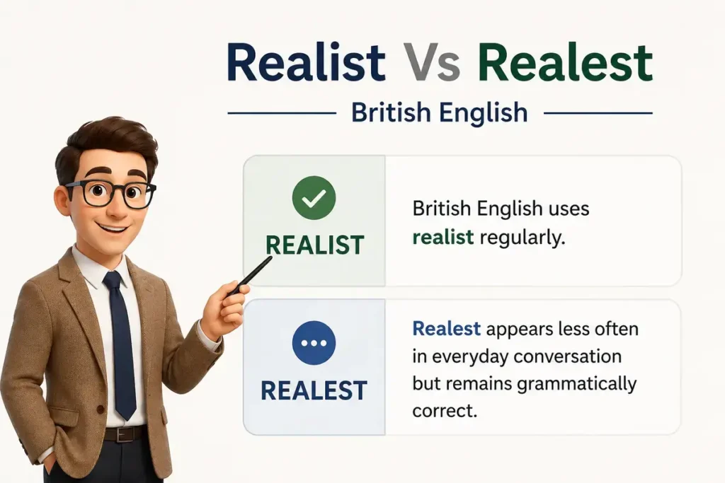 Realist Vs Realest British English