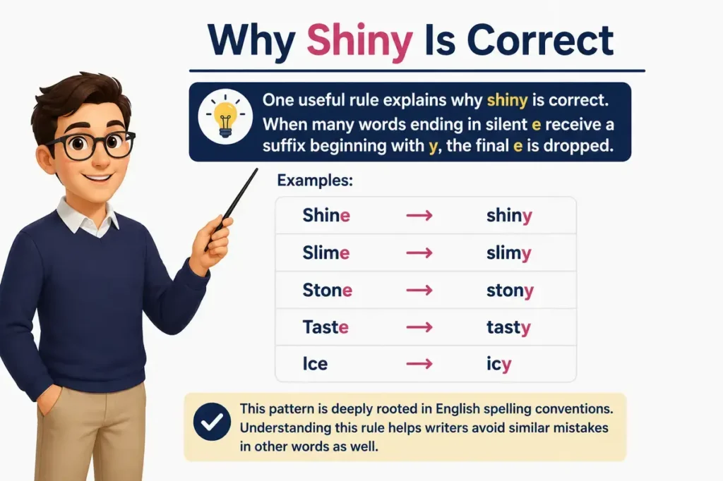 Shiny Vs Shiney And English Spelling Rules