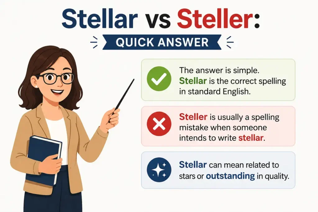Stellar Vs Steller Quick Answer