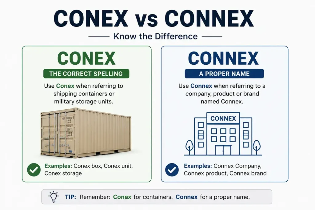 Conex Or Connex Quick Answer