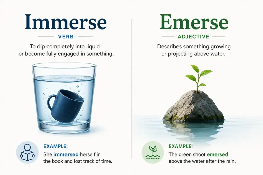 Immerse Vs Emerse Quick Answer