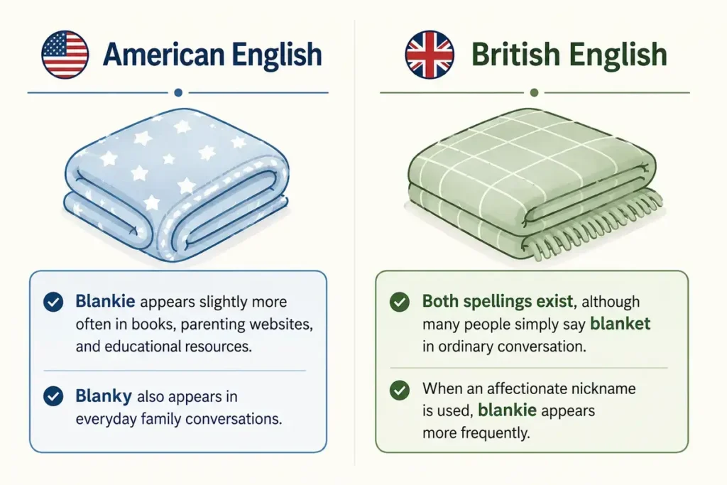 Blankie and Blanky Regional Usage