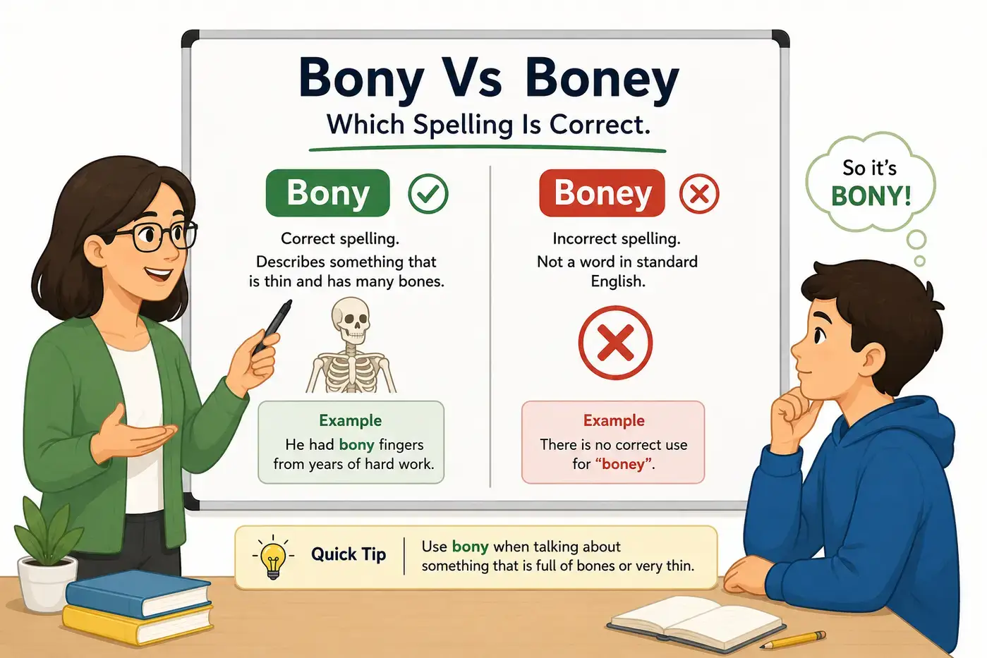 Bony Vs Boney Which Spelling Is Correct
