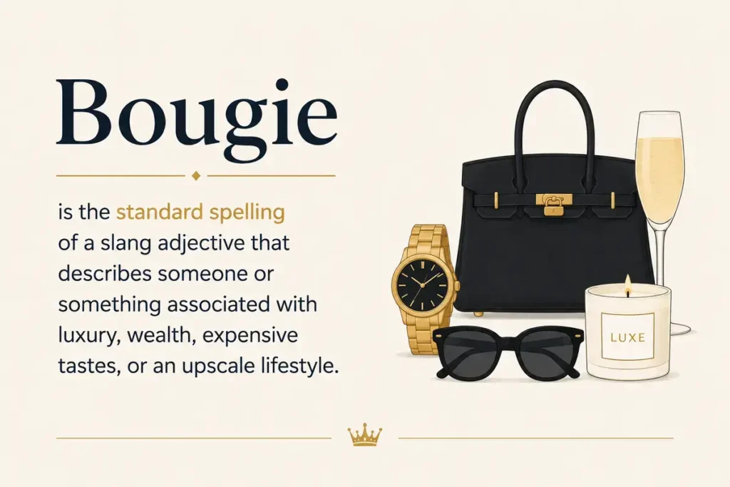 Bougie Or Boujee Quick Definition