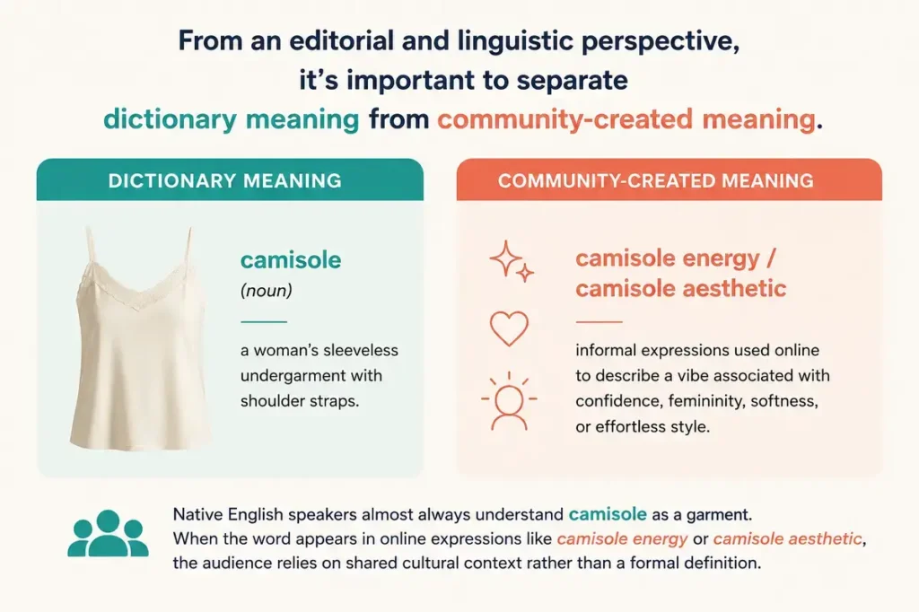 Camisole Meaning Slang: Expert Language Insight