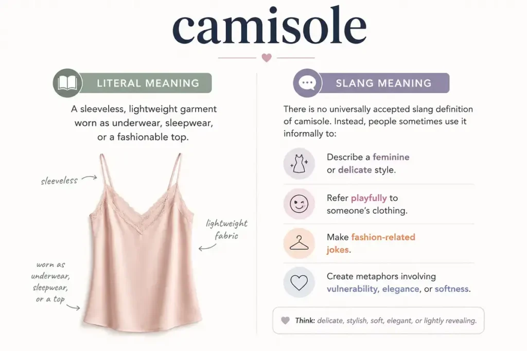 Camisole Meaning Slang: Quick Answer