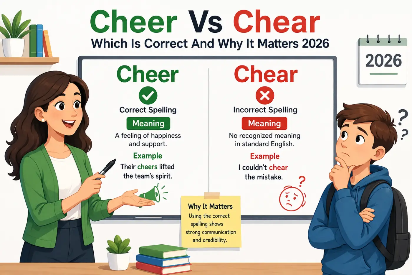 Cheer Vs Chear Which Is Correct And Why It Matters 2026