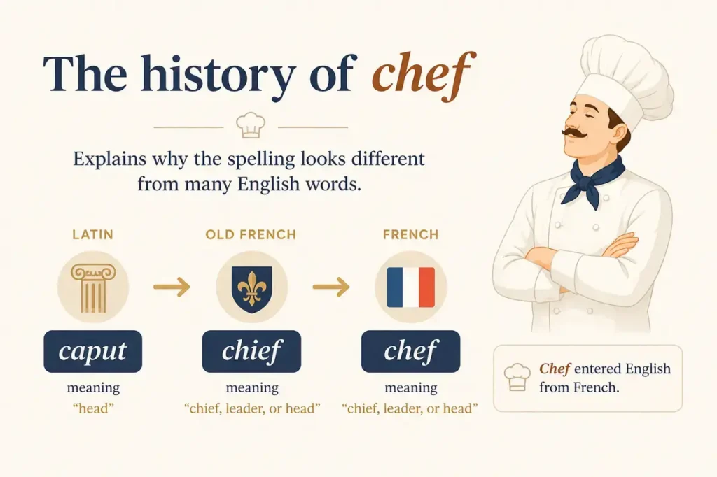 Cheff Or Chef Etymology And Word Origin