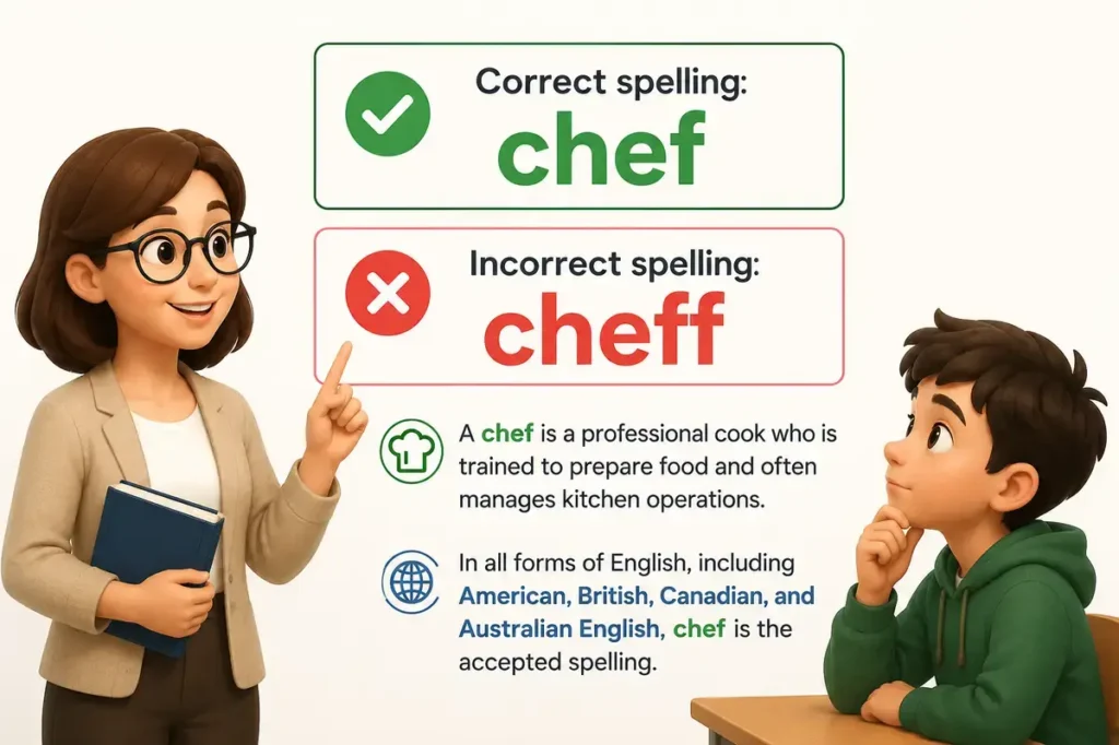 Cheff or Chef Quick Definition
