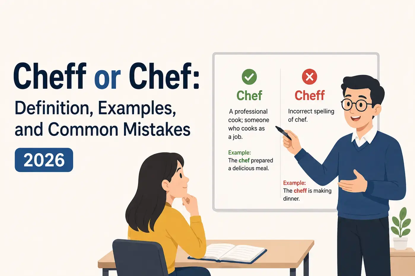 Cheff or Chef: Definition, Examples, and Common Mistakes 2026