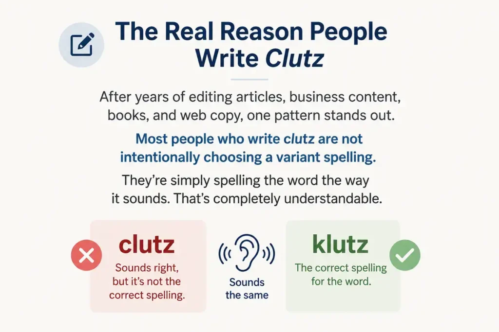 Clutz Or Klutz Expert Language Insight