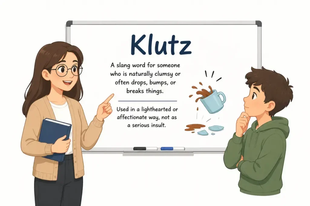 Clutz Or Klutz In Slang