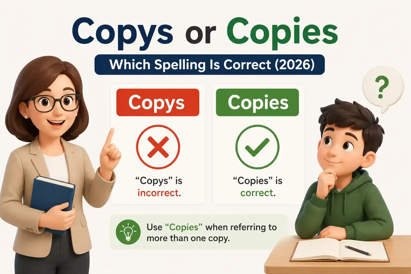 Copys or Copies Which Spelling Is Correct (2026)