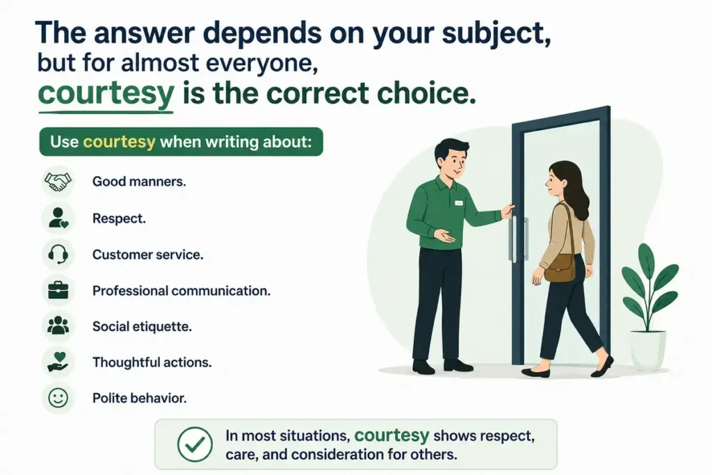 Courtesy Vs Curtesy Related Words And Confused Terms