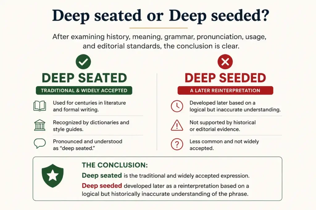 Deep Seated Vs Deep Seeded Final Expert Verdict