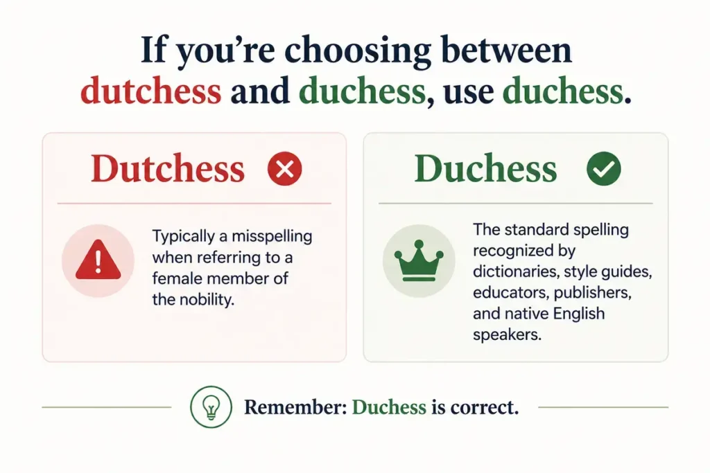 Dutchess Vs Duchess Quick Answer