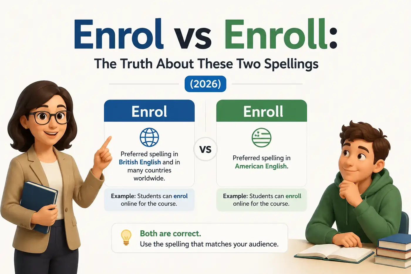 Enrol vs Enroll: The Truth About These Two Spellings (2026)