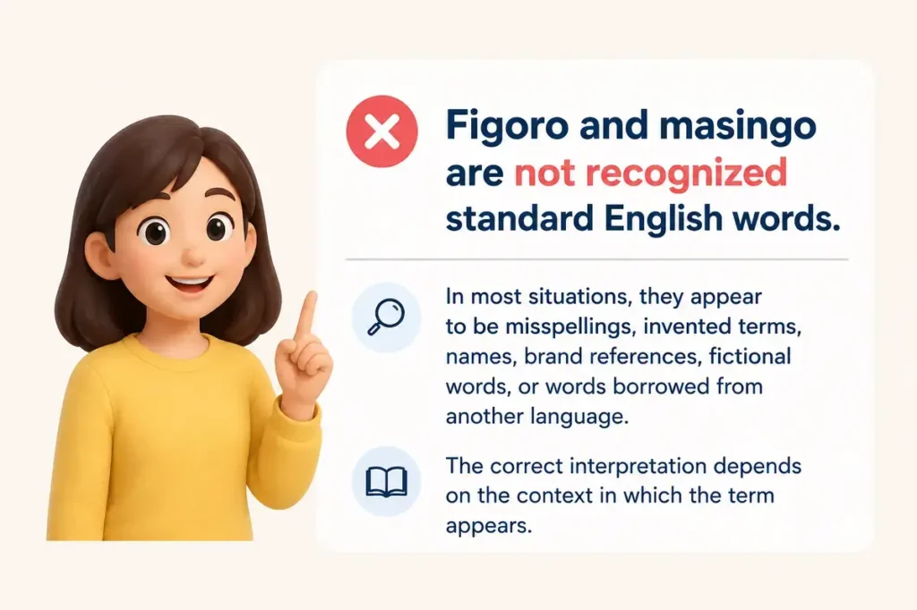 Figoro Or Masingo Quick Definition
