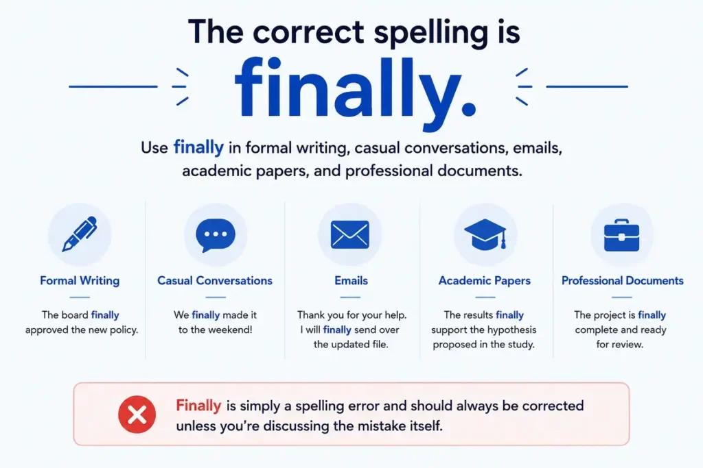Finaly vs Finally Quick Answer