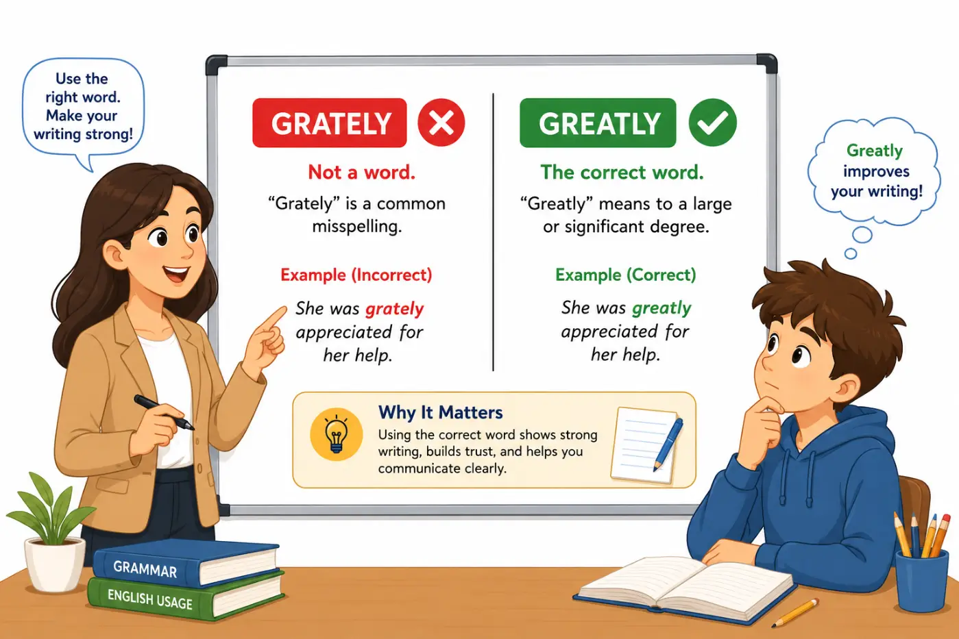 Grately vs Greatly Which Is Correct and Why It Matters 2026