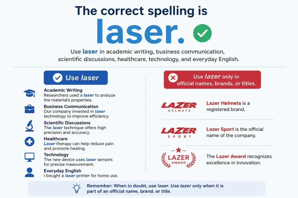 Laser Or Lazer Quick Answer