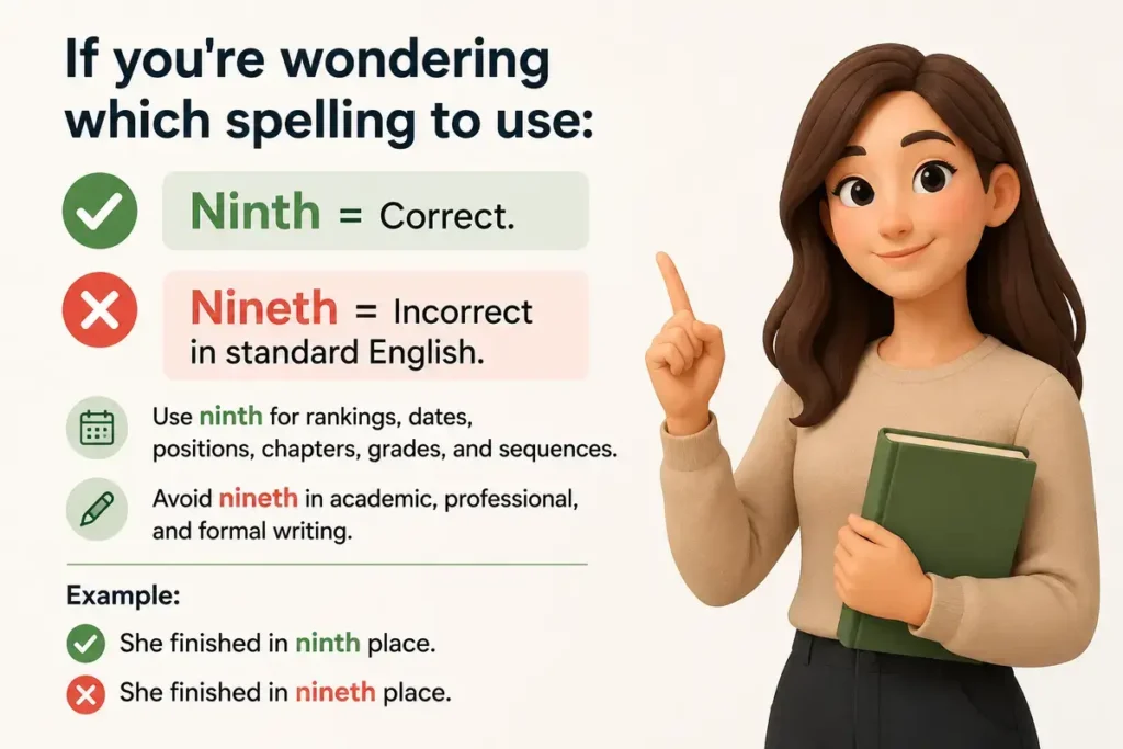 Ninth vs Nineth Quick Answer
