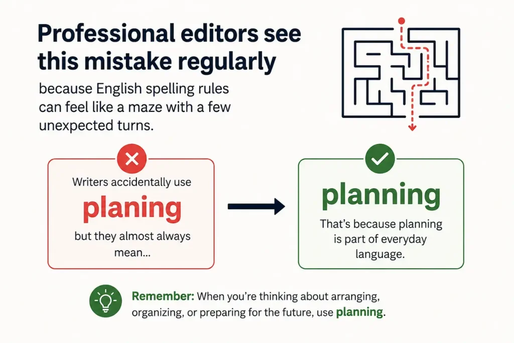 Planing Or Planning Expert Language Insight