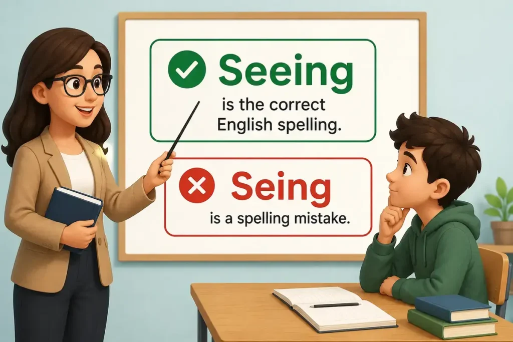 seing vs seeing Quick Answer