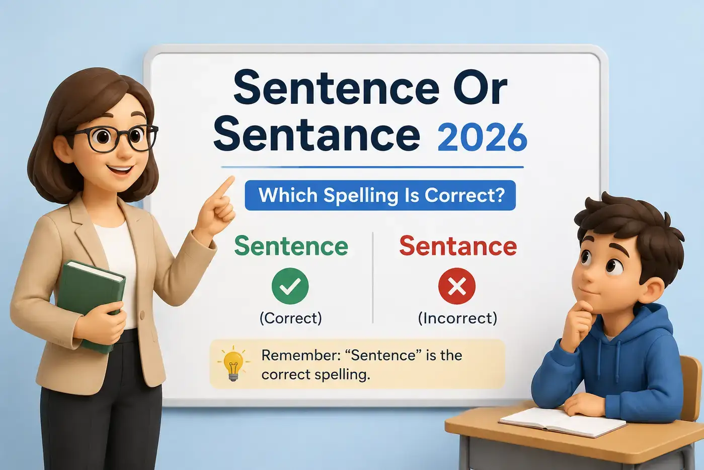 Sentence Or Sentance 2026 Which Spelling Is Correct?