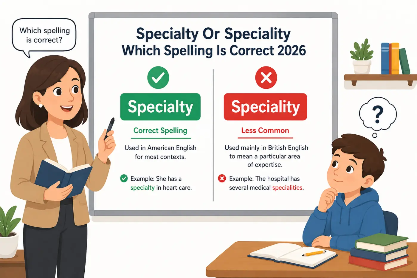 Specialty Or Speciality Which Spelling Is Correct 2026