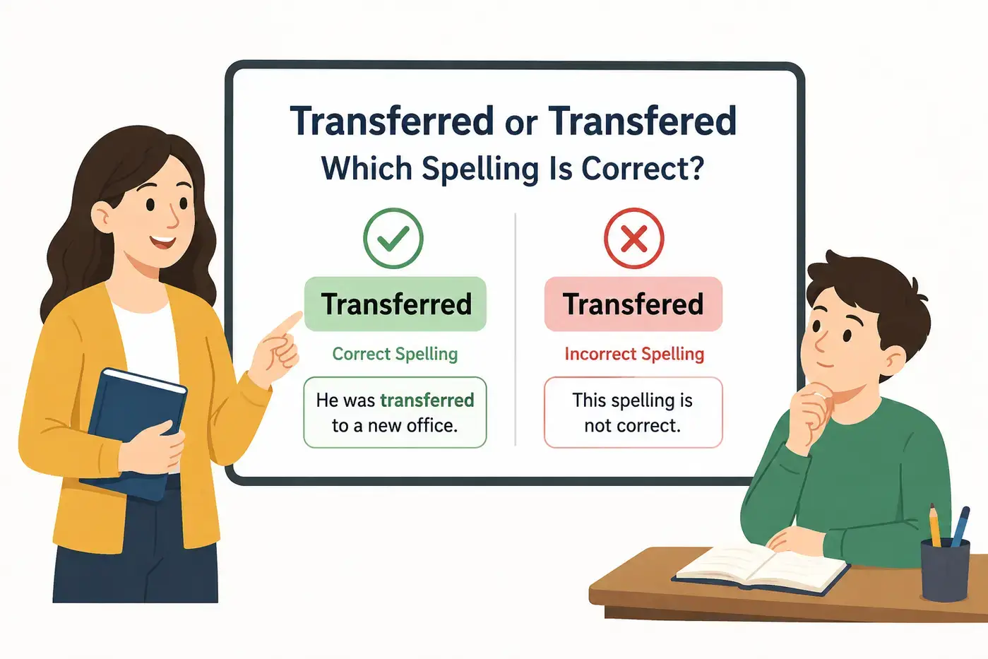 Transferred or Transfered Which Spelling Is Correct