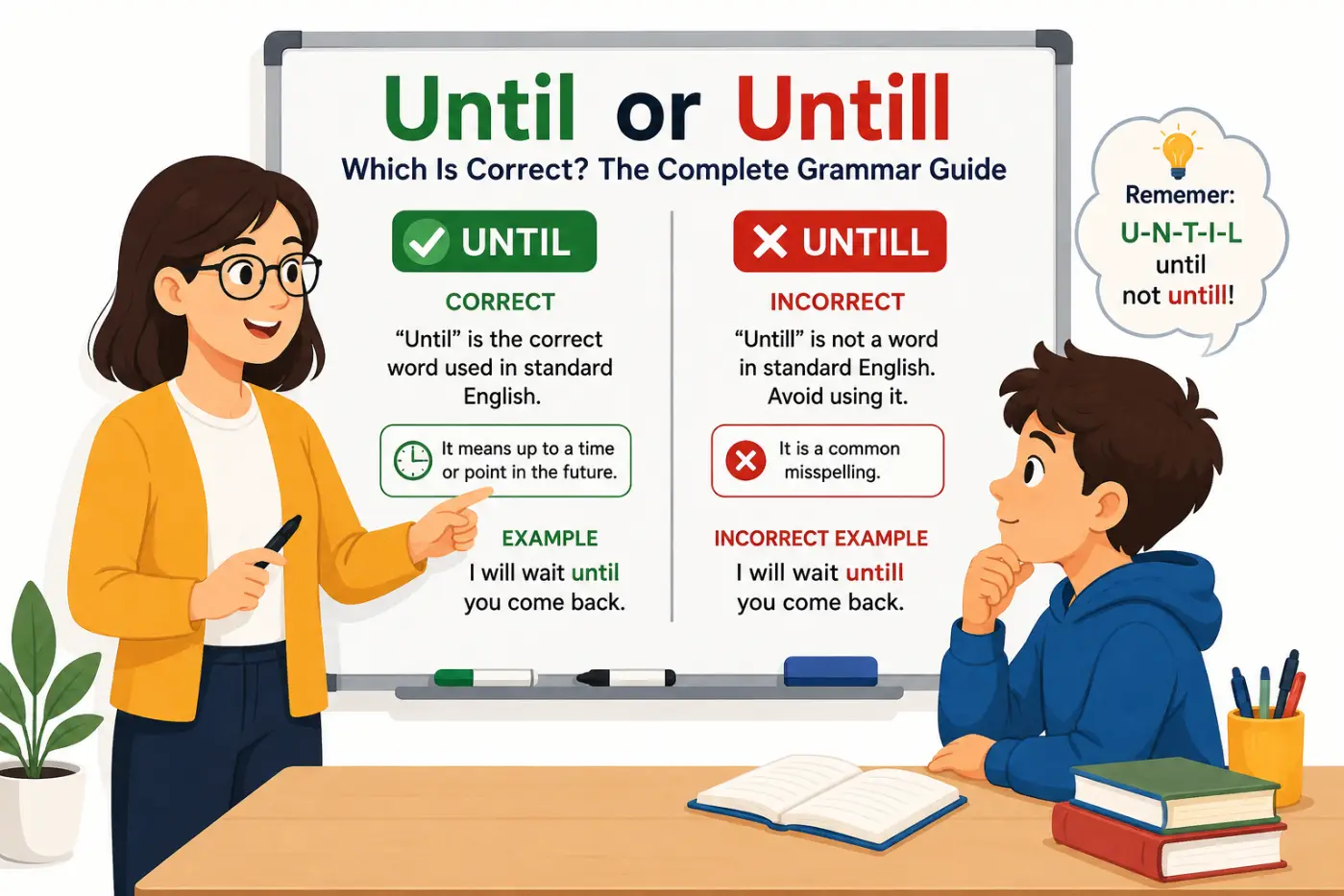 Until or Untill Which Is Correct The Complete Grammar Guide