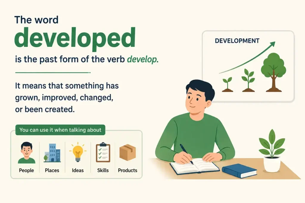 What Developed vs Developped Means in Simple English