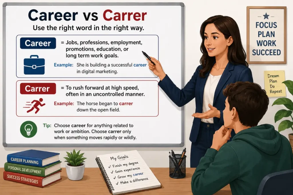 Carrer or Career Quick Answer