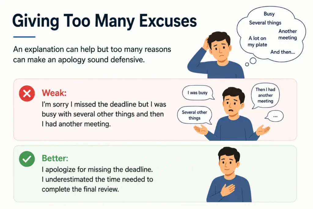 Common Apology Mistakes