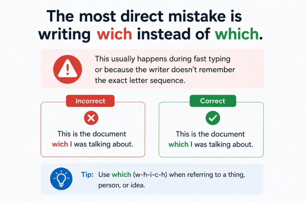 Common Mistakes and Misspellings