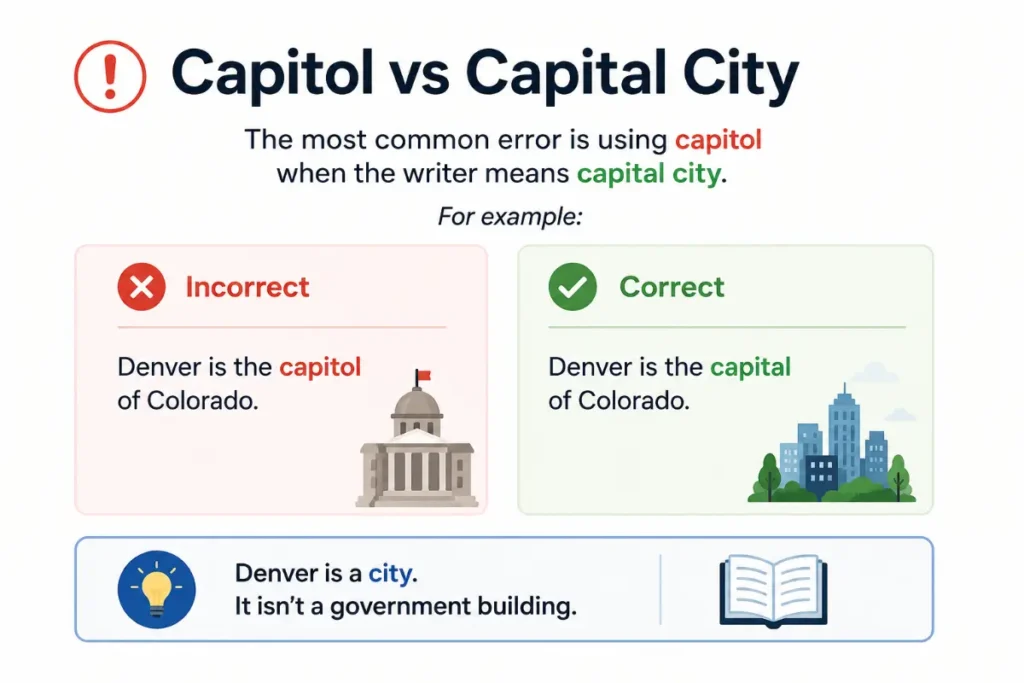 Common Mistakes With Capital And Capitol