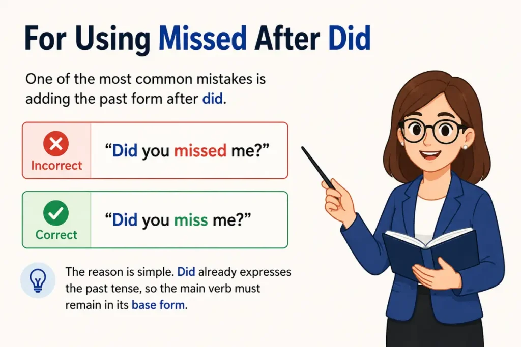 Common Mistakes With Miss and Missed