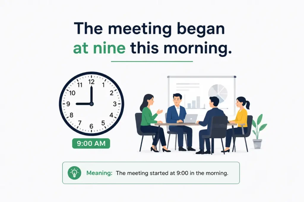 Examples With Began