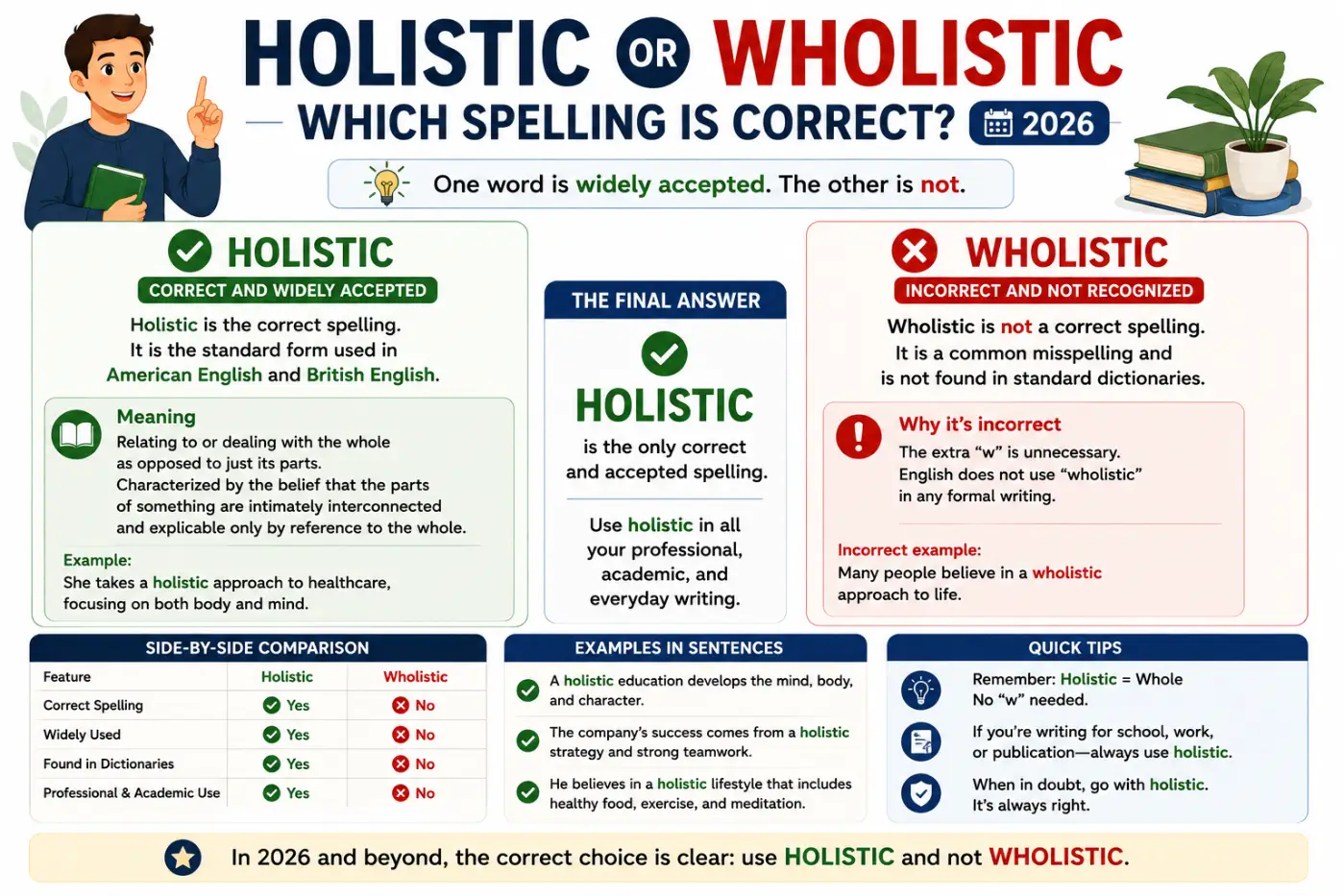 Holistic or Wholistic Which Spelling Is Correct? 2026